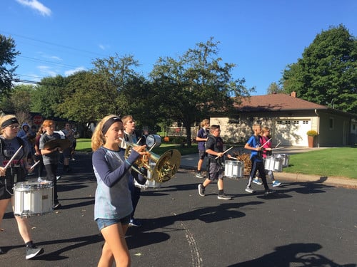 marching practice